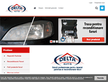 Tablet Screenshot of deltakits.ro